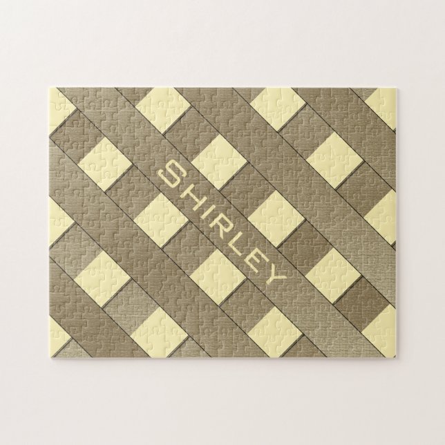 Lattice Fence av Shirley Taylor Pussel (Horisontell)