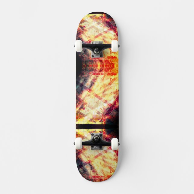 Lattice Fire Skateboard (Framsida)