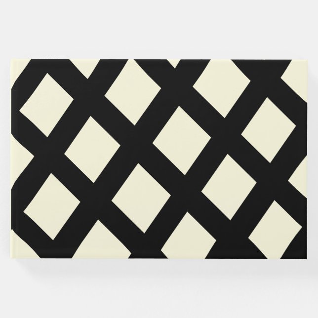 Lattice Guest Bok (Cream & Black) (Framsida)