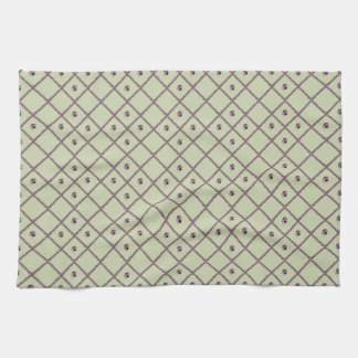 Lattice Pansy Tea Towel Kökshandduk