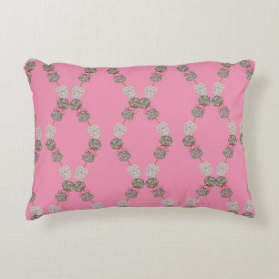 Lattice Topiary Chinoiserie Blue Ginger Burk Prydnadskudde