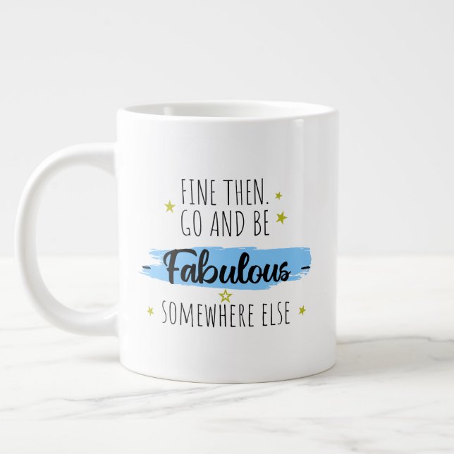 Låttig kollega som Lämnar, åker iväg för medarbeta Jumbo Mugg (Vänster)