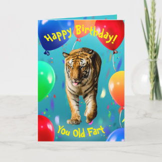 Låttiger Balloon Birthday Card Kort
