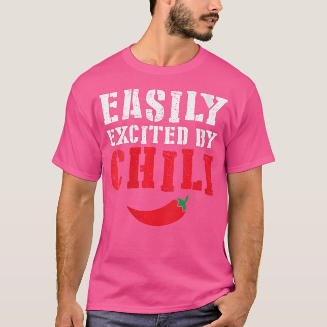 Lättkörd av Chili Hett Spicy Food Red P T Shirt (Framsida)