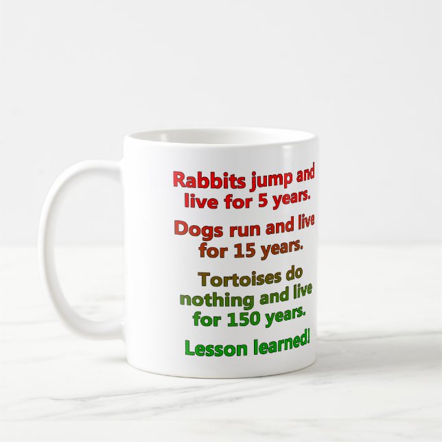 Lättlärd Rolig Mugg eller Resemugg (Vänster)