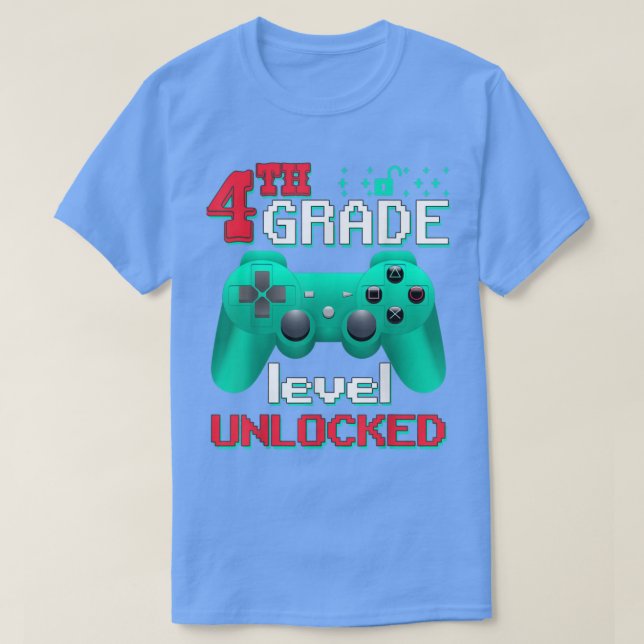 Lättlåst sikt på Klass 4, Back to school T Shirt (Design framsida)