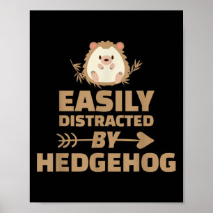 Lättmärkt av Hedgehog Pet Animal Quo Poster