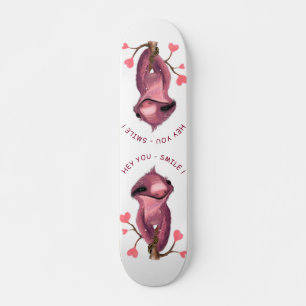 Lättmärkt Smiles - Anpassningsbar Text Mini Skateboard Bräda 18,5 Cm