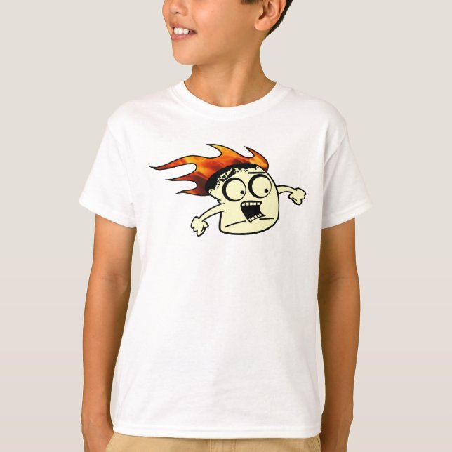 Lättmarmallow vid brand t shirt (Framsida)