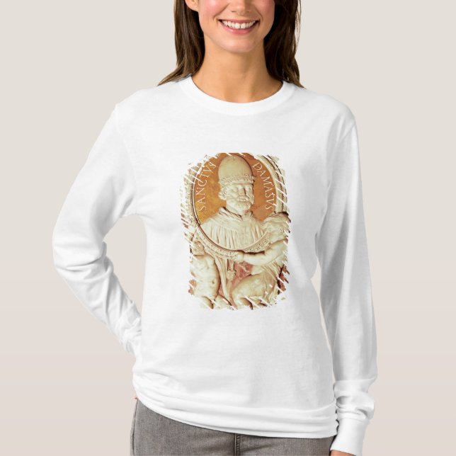 Lättnad av Damasus mig på en skepppilaster Tee Shirt (Framsida)