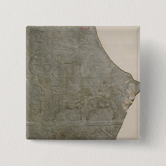 Lättnad av den assyriska armén i strid och på knapp (Framsida)