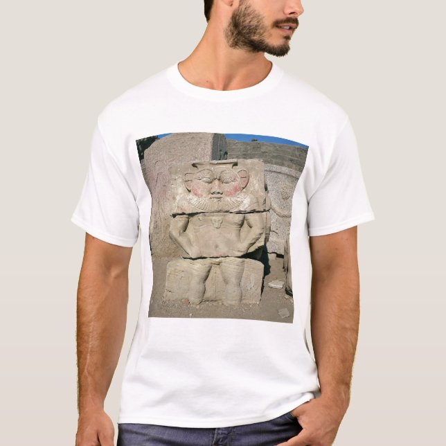 Lättnad av den egyptiska hushållguden, Bes Tee Shirt (Framsida)