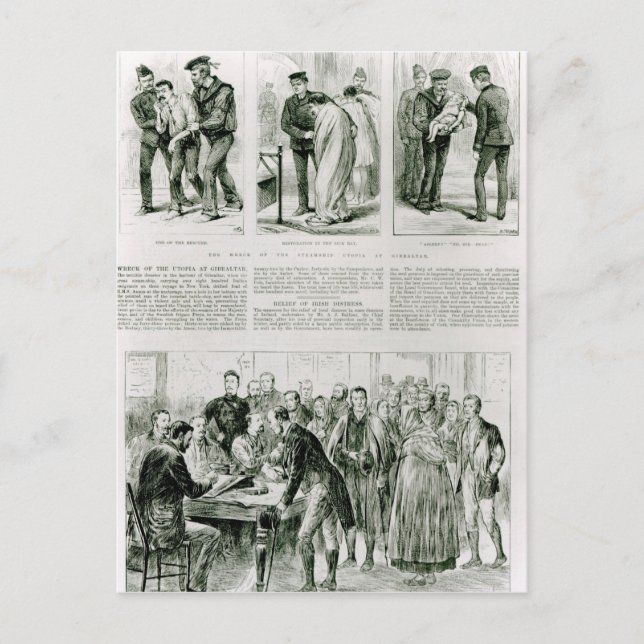 Lättnad av irländsk stress vykort (Framsida)