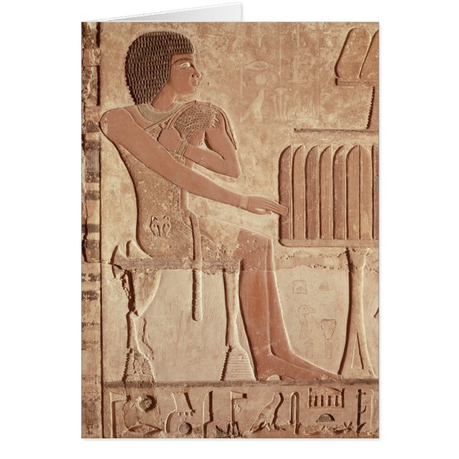 Lättnad som visar den placerade avliden hälsningskort (Framsidan)