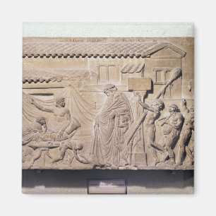 Lättnad som visar Dionysus på hemmet av Magnet