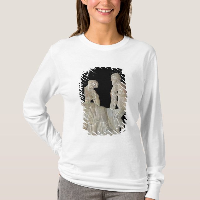 Lättnad som visar Odysseus och penelopen Tee (Framsida)