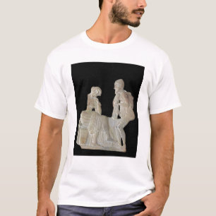 Lättnad som visar Odysseus och penelopen Tee