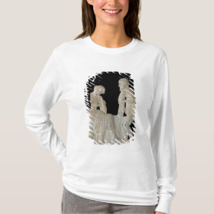 Lättnad som visar Odysseus och penelopen Tee Shirt