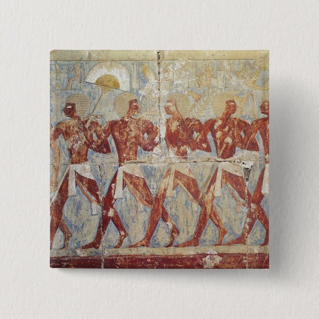 Lättnad som visar paraden i heder av Hathor Knapp (Framsida)