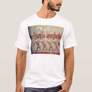 Lättnad som visar paraden i heder av Hathor Tee Shirt