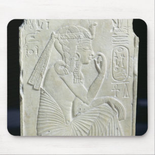Lättnad som visar Ramesses II som ett barn Musmatta