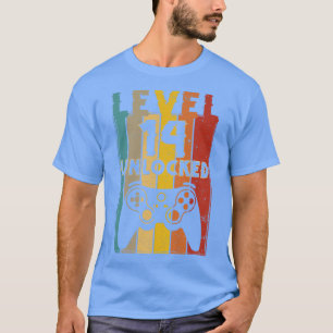 Lättolåst 14-tums bildspel 14:e födelsedagen t shirt