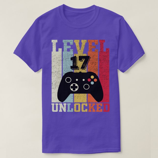 Lättolåst 17-bitars oplockande videoklipp 17:e föd t shirt (Design framsida)
