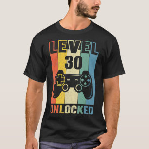 Lättolåst 30-kompatibel videospelare 30års födelse t shirt