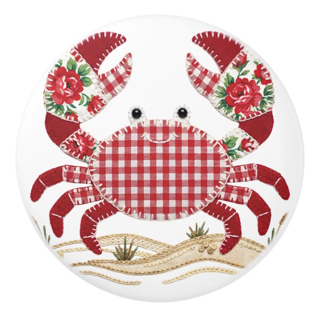 Lättpatchworkkrabba Knopp (Framsidan)
