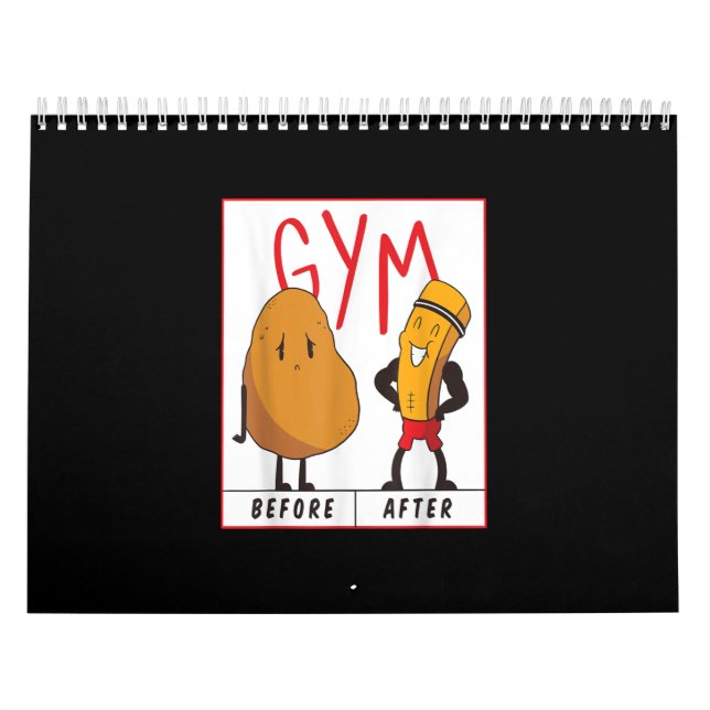 Lättpotatisgym före användning av Gift Fitness Kalender (Omslag)