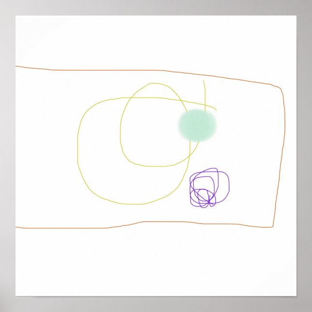 Lättritad rektangel poster (Framsidan)