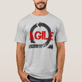 Lättrörlig vintageutslagsplats t-shirt
