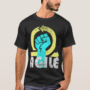 Lättrörligt driva - vintagestil t shirt