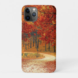 Lättrött löv träd