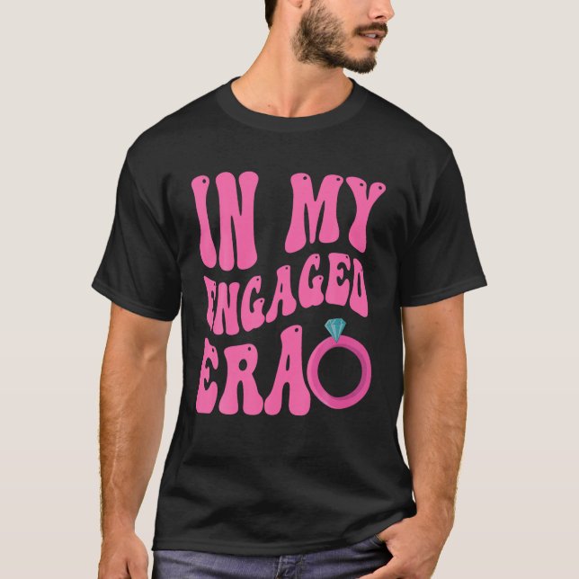 Lättsinnig Bride i min engagerade Era-Förlovning R T Shirt (Framsida)
