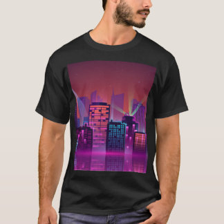 Lättsinnig nattcityssla, vintage. t shirt