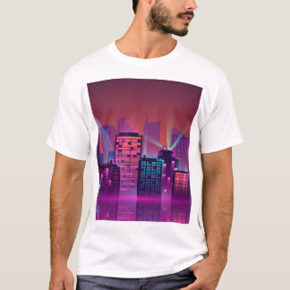 Lättsinnig nattcityssla, vintage. t shirt