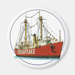 Lättskeppschesapeake Magnet