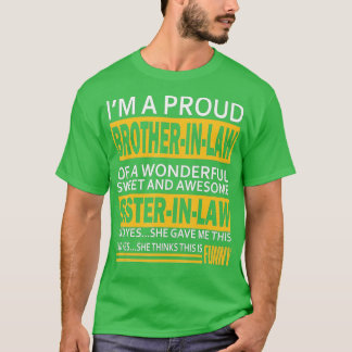 Lättsligt lottade storebror från syster i la t shirt