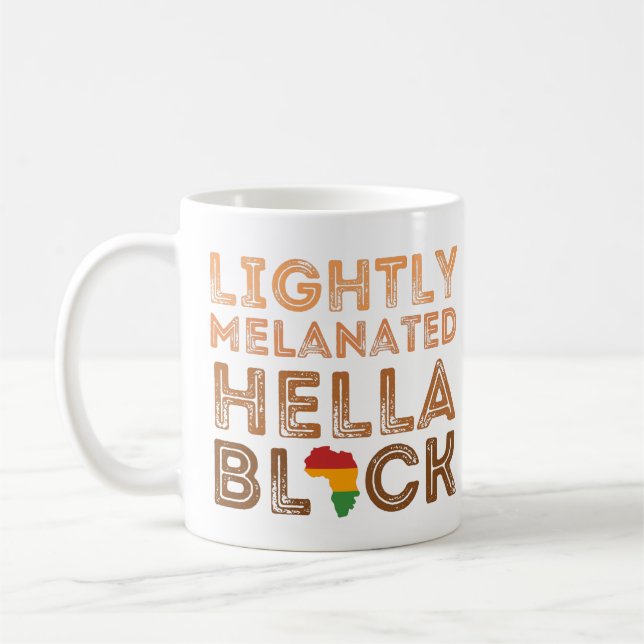 Lättsmält Hella Black History African Kaffemugg (Vänster)