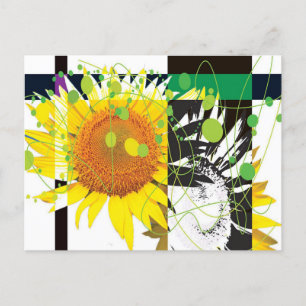 Lättsöt sonblomma - Unik gåva till maträtt för fam Helg Vykort