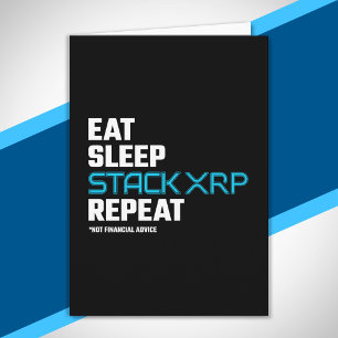 Lättspartsfunktion XRP-kryptooffertnota Kort