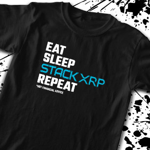 Lättspartsfunktion XRP-kryptooffertnota T Shirt