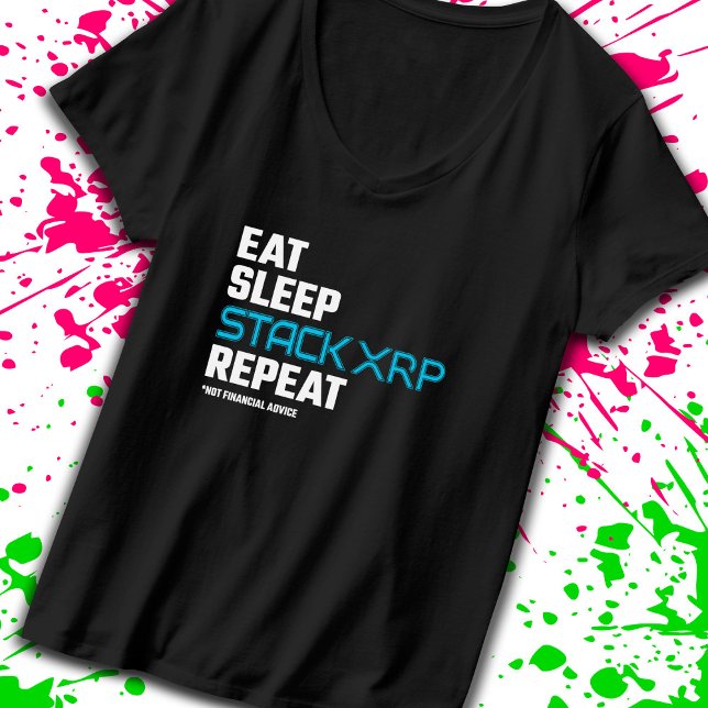 Lättspartsfunktion XRP-kryptooffertnota T Shirt (Skapare uppladdad)
