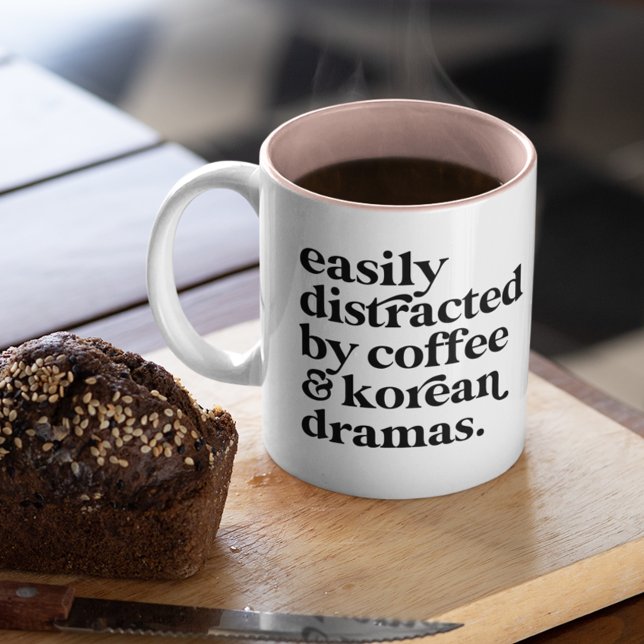 Lättspridd av Anpassningsbarna Coffee & Koreas Dra Två-Tonad Mugg (Skapare uppladdad)