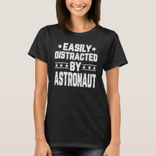 Lättspridd av astronautaut astronomi t shirt
