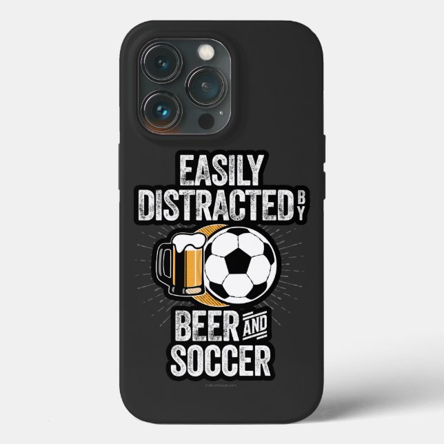 Lättspridd av Beer och Soccer Fodral-Mate iPh (Baksida )