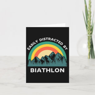 Lättspridd av Biathlon Funny Winter Sports Kort