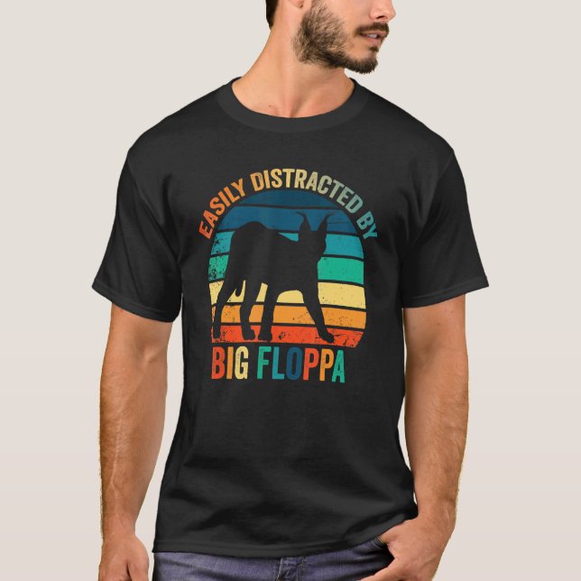 Lättspridd av Big Floppa Big Meme Caracal C T Shirt (Framsida)