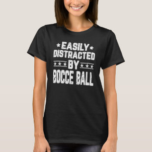 Lättspridd av Bocce Boll Bocce Player Coach T Shirt